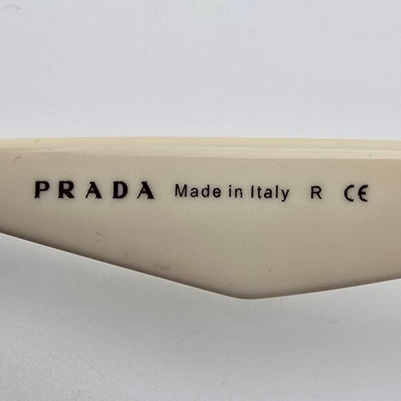 Prada SPR53Q ZVN-0A6 Pale Gold Frame Brown Gradient Lens Aviator Sunglasses 60mm - Picture 8 of 12